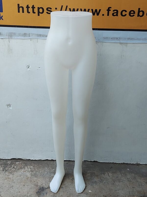 Adult Female legs mannequin White-Plastic 1pc
