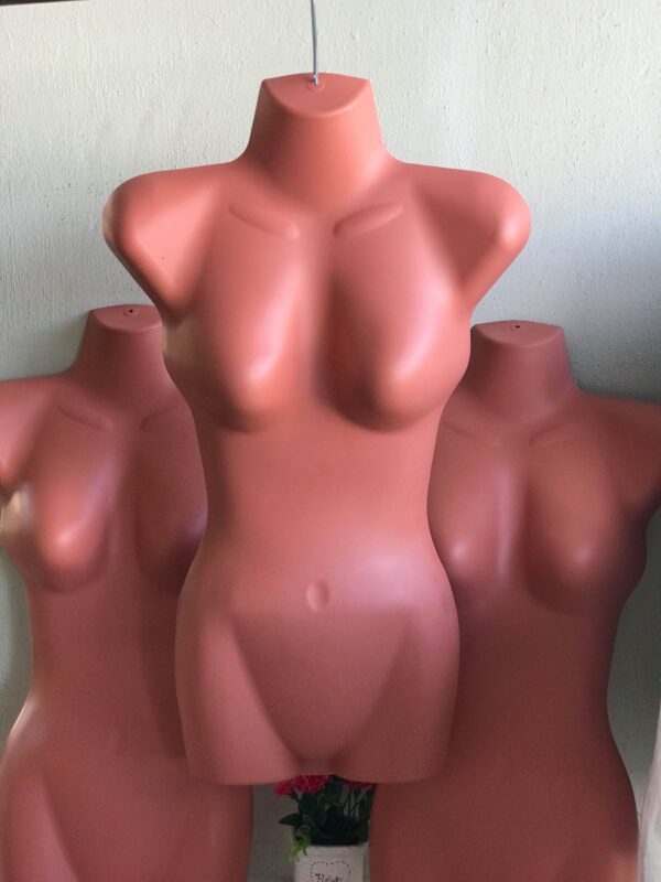 Large Half Body Female  Hanging Mannequin Skin tone/Per 15 Pcs