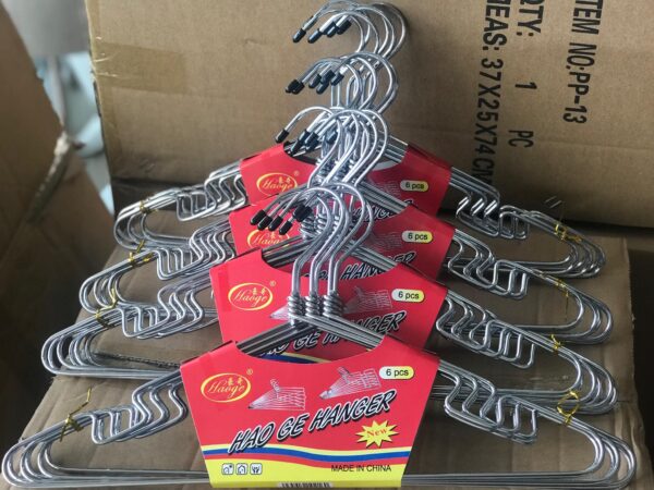 Stainless Chrome Steel Wire Hanger adult 24pcs