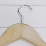 Plain wooden hanger