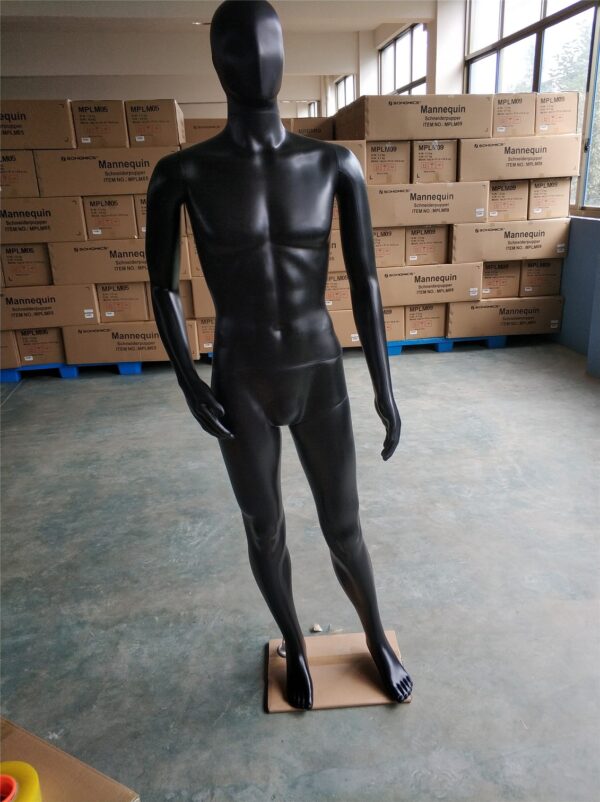 Adult Men full body Mannequin Unbreakable-Black