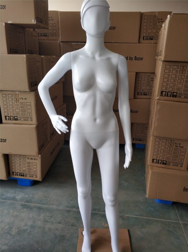 ADULT FEMALE FULL BODY MANNEQUIN  RIGHT ARM BENT UNBREAKABLE