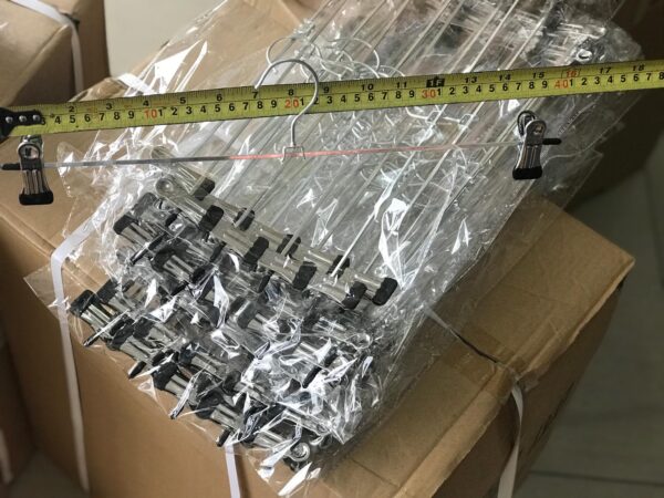 Metal Trouser hanger with clip Men Size 40cm size (120pcs)