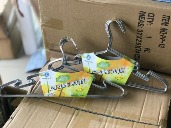 Wire Chrome Steel Wire Hanger adult (60pcs)