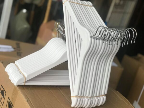 Adult Plastic Wooden style Hanger 24pcs