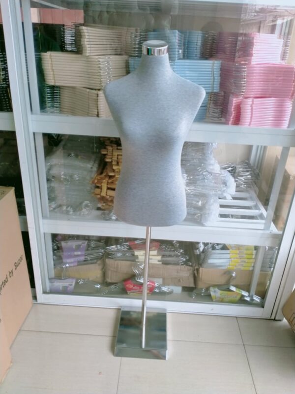 Mannequin Fitting Dress Form,ADULT SIZE, Gray Color. Height Adjustable