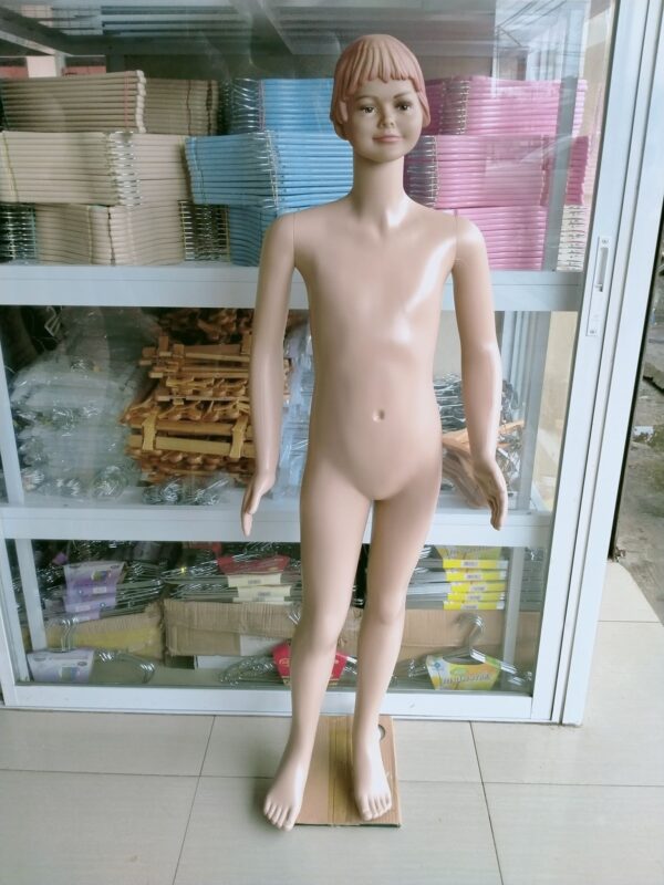 Girl Full Body Mannequin Makeup face. Age 7-10 Years Old