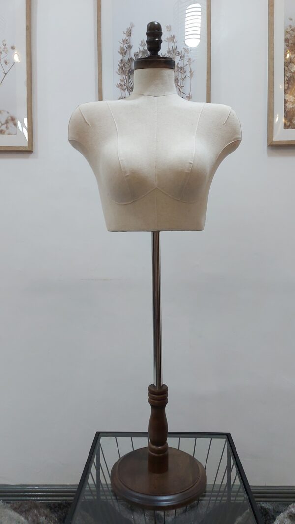 Female Window Display Fiberglass Half Upper Body Torso for Bra Display
