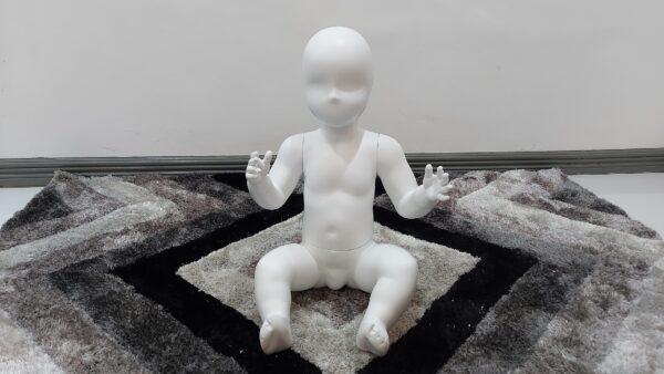 Mannequin 6 months Baby fiberglass  infant sitting Window Display-4-8months