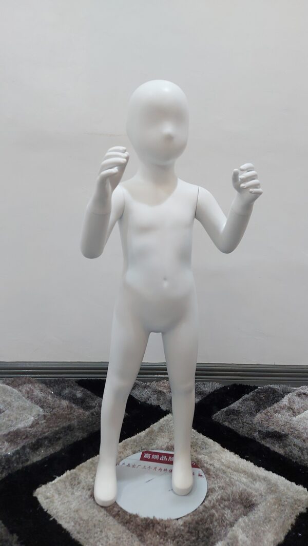 Full Body Kid Mannequin Standing Mannequin Fiberglass Window Display-3-6 Years old