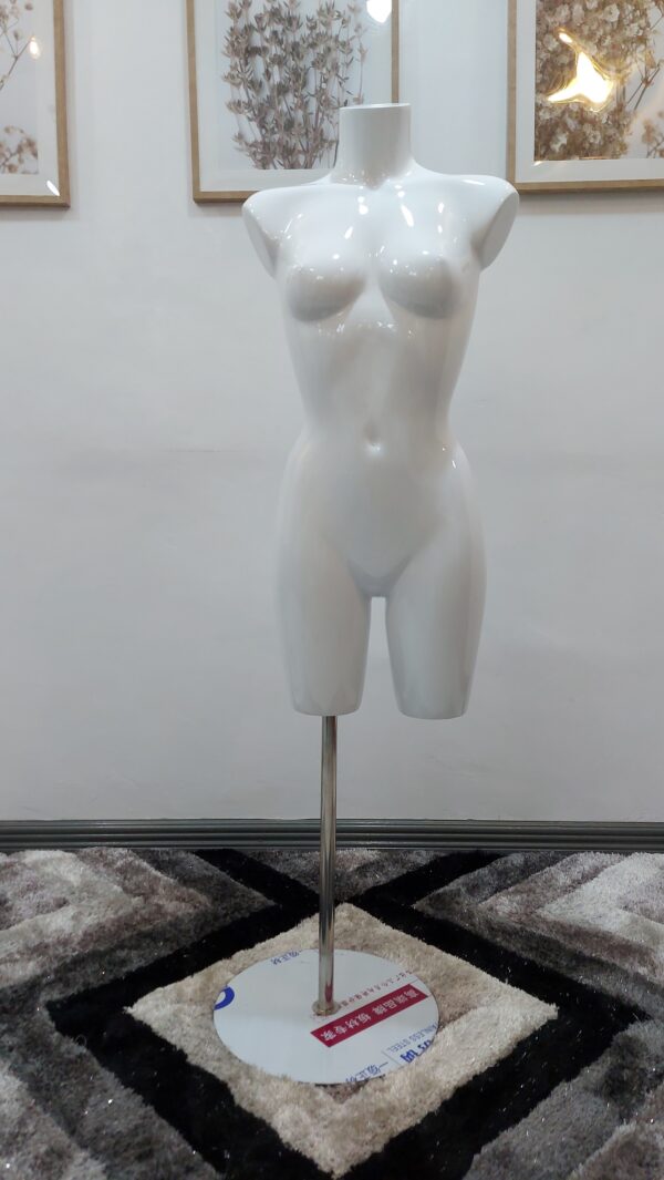 Female Torso Half Body Display Mannequins Fiberglass Glossy-High-End Quality