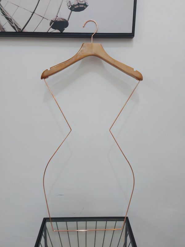 Bikini Swimwear Hanger Body Shape  Metal & Wood clothing Display-3pcs