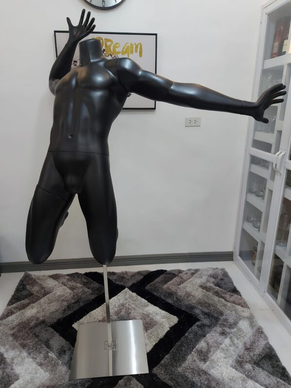 Male Fiberglass sports basketball mannequin Headless for clothes store display-High-End Quality
