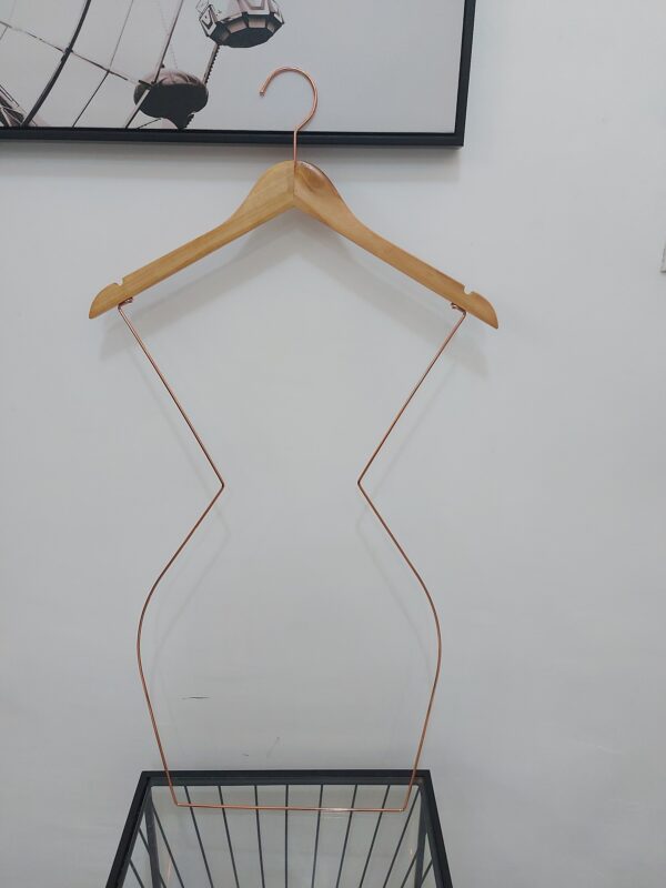 Body Shape Bikini Swimwear Hanger Metal & Wood clothing Display 3Pc