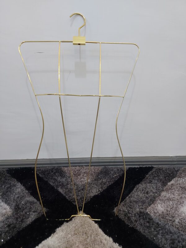 Body shape hanger for Bikini  swimwear display Gold Color  Sold by (3pc)