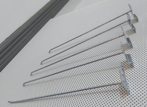 Hook slatwall display hook for supermarket metal (5PCS)