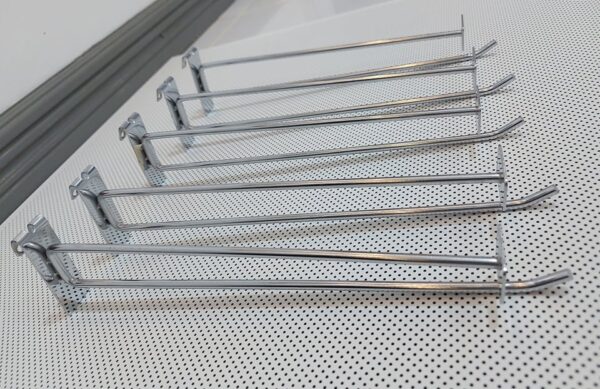 Hook High quality Metal Gridwall double line with plate for price tag (5pcs)