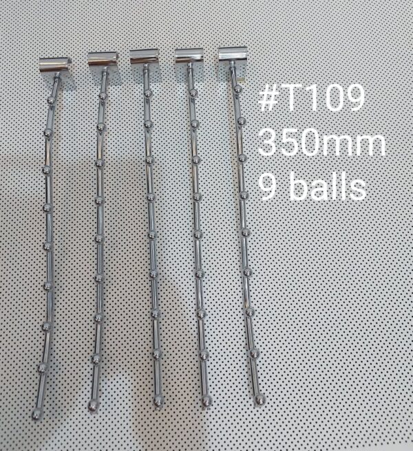 Hook top Quality 7mm Hook for Oval Tube S-shape 9 Beads  (5pcs)