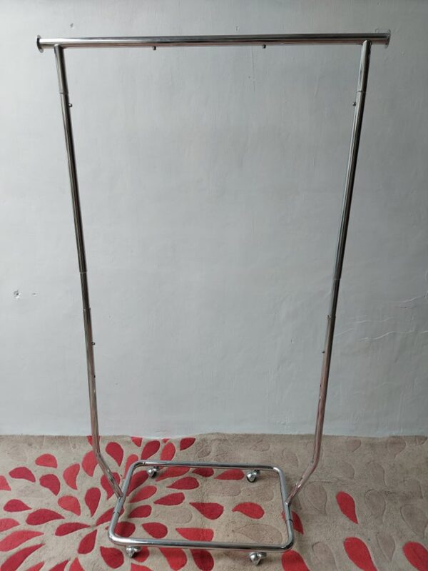 Rack Telescopic clothing shop iron mounted display racks landing clothes display shop shelf