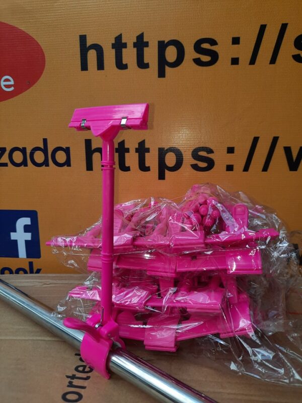 Price Tag Holder Clip with Extension Height  Adjustable  20Pcs
