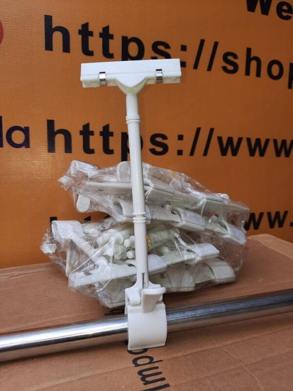 Price Tag Holder Clip with Extension Height Adjustable 20Pcs
