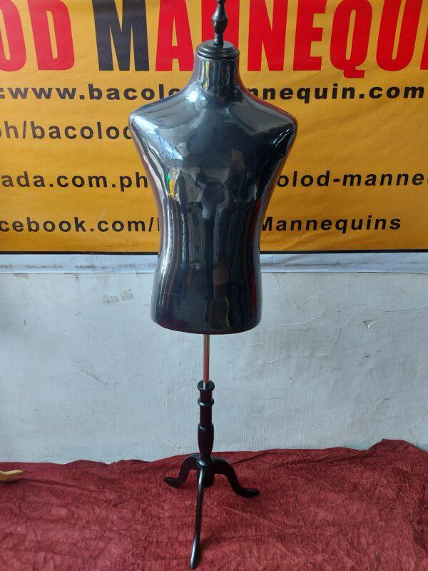Mannequin Male Fitting Form Pinnable-Wooden Base-Adjustable Height
