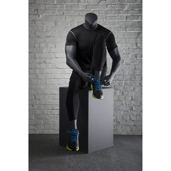 Male Mannequin Headless Sports Muscle Sitting Man Mannequin Sportswear Store Display Mannequin