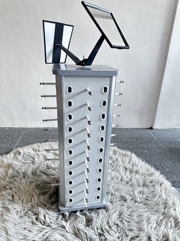Square Sunglass Store Rotating Stand Eyewear Display Stand Countertop Display Shelf