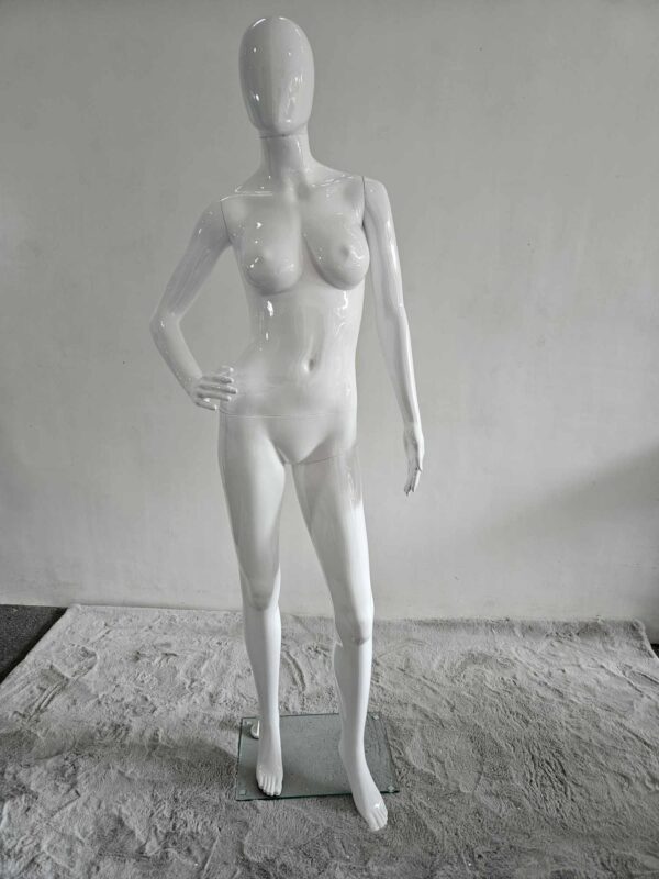 Female Fiber Glossy full-body mannequin window display High quality